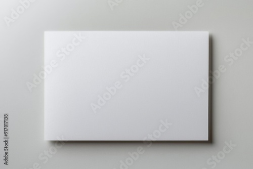 Obraz na płótnie Blank paper mockup on isolated background created with generative ai w salonie