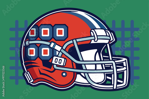 Football Helmet Icon American Football Helmet, Football Helmets Icon Headgear Vector Illustration Logo, Helmet Icon Isolated Football Helmet Collection