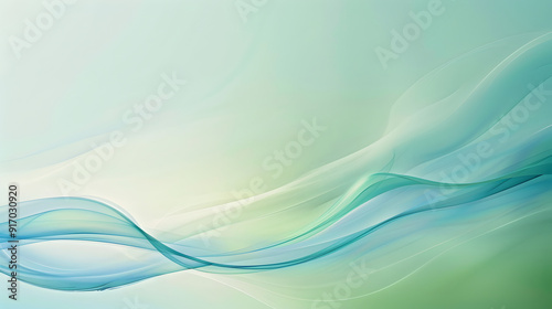 Light green and background illustration