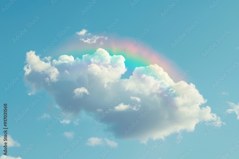 Cat shaped clouds with a 'HUG YOUR CAT' rainbow arching across the sky Hyper realistic. Shot with canon 5d Mark III --ar 3:2 --style raw Job ID: 372a9a45-dbdf-4113-a914-fa5914d8082f