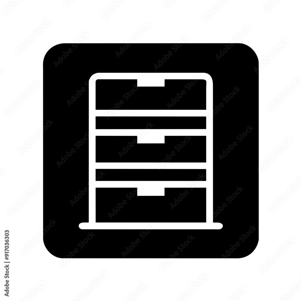 Storage Box and Chest Icon Storage Box and Chest Icon