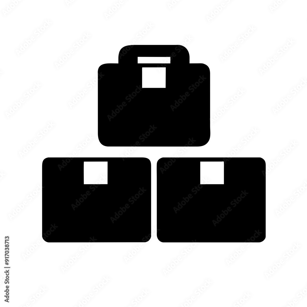 Storage Box and Chest Icon Storage Box and Chest Icon