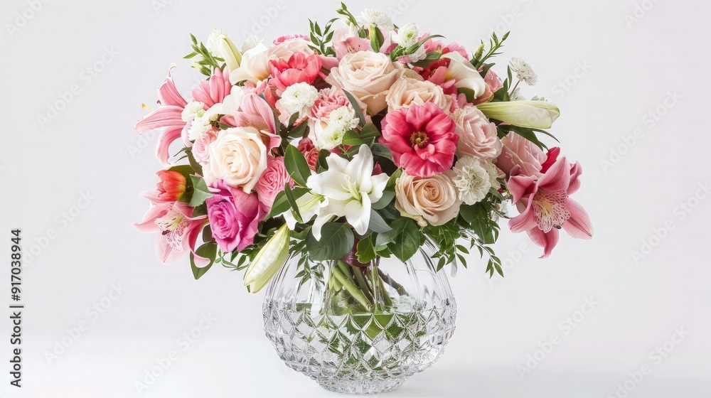 Beautiful Bouquet of Pink and White Flowers Beautiful Bouquet of Pink and White Flowers
