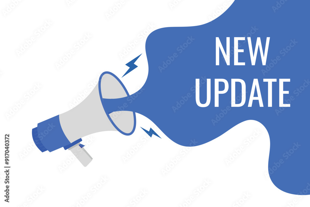 new update button, banner, label, template for website. new update text with colorful megaphone icon
new update button, banner, label, template for website. new update text with colorful megaphone icon