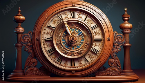 antique clock face