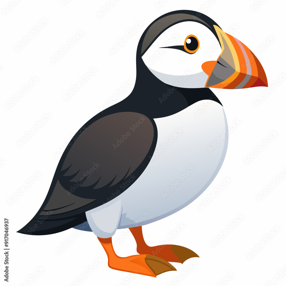 Puffin isolated on white background, Puffin vector illustration, bird on a branch vector art, Puffin silhouette, bird vector icon, Puffin on a branch line art, eps Puffin isolated on white background, Puffin vector illustration, bird on a branch vector art, Puffin silhouette, bird vector icon, Puffin on a branch line art, eps