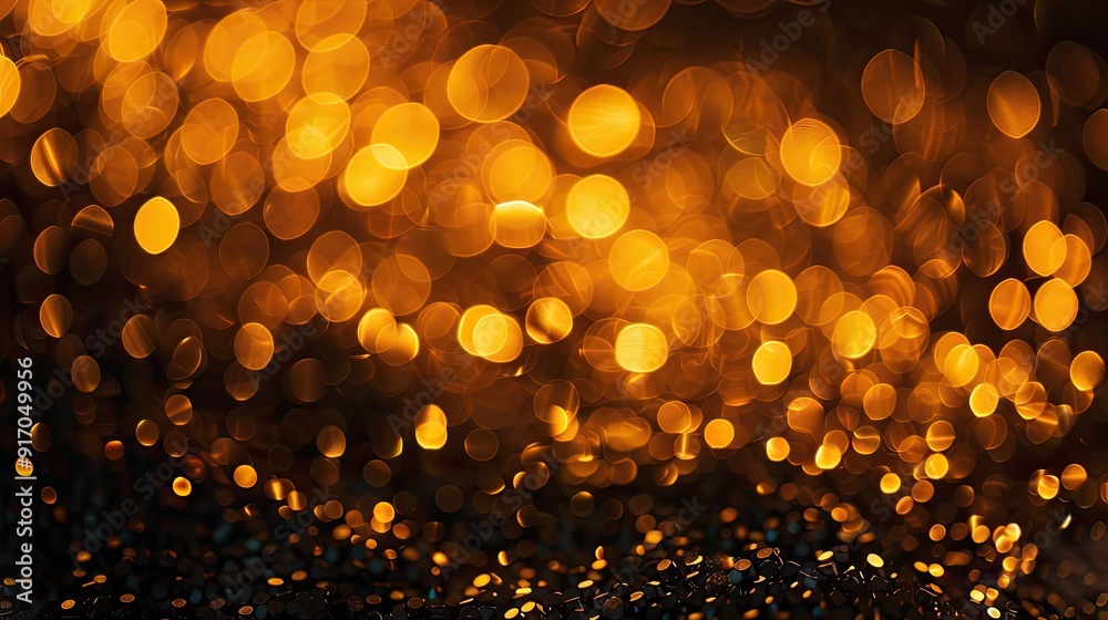 subtle golden blurry lights in the dark, luxury subtle golden blurry lights in the dark, luxury