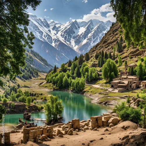 lake in the mountains