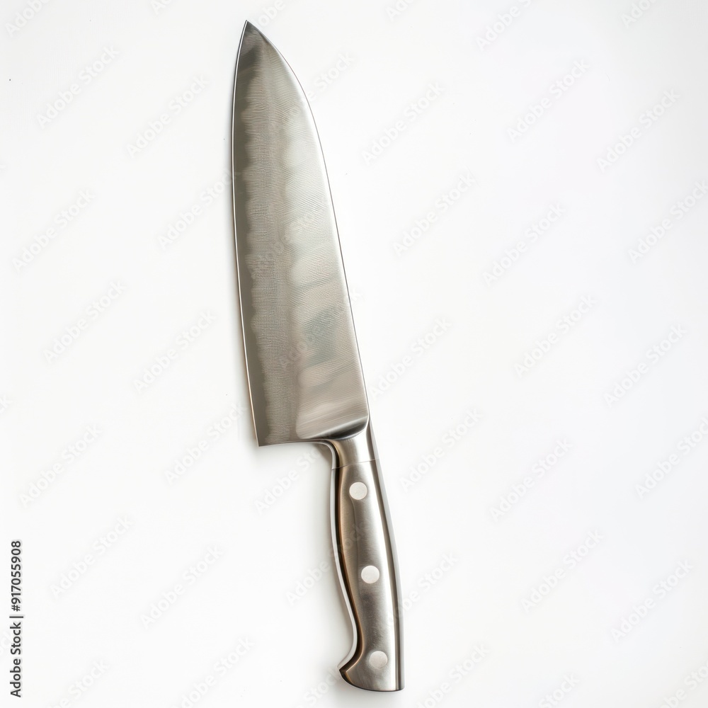 Sharp chef knife on a white background. Sharp chef knife on a white background.