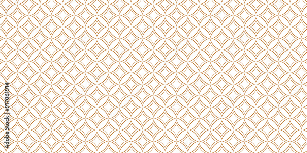 Golden vector seamless pattern with small diamonds , star shapes ,rhombuses . Abstract gold and white geometric texture . Simple minimal wide repeat background . Luxury design for decor , wallpaper
