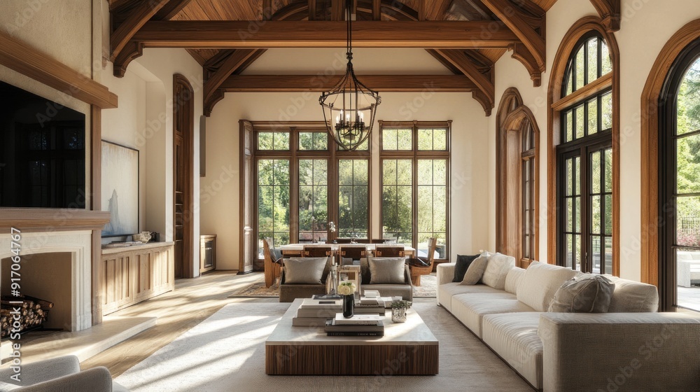 Spacious Living Room with a View Spacious Living Room with a View