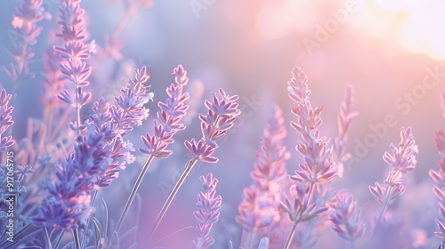 pastel hues of light lavender and pale pink forming a serene and tranquil backdrop. 32k, full ultra hd, high resolution