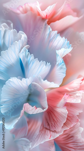 Macro shot of the tip of a flower