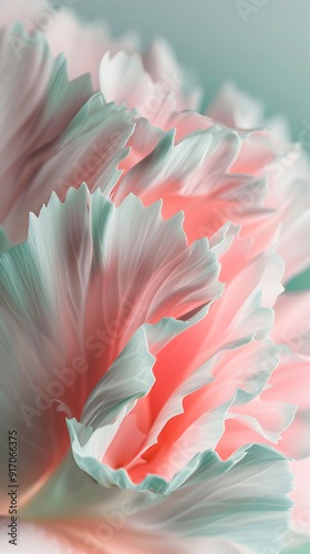Macro shot of the tip of a flower