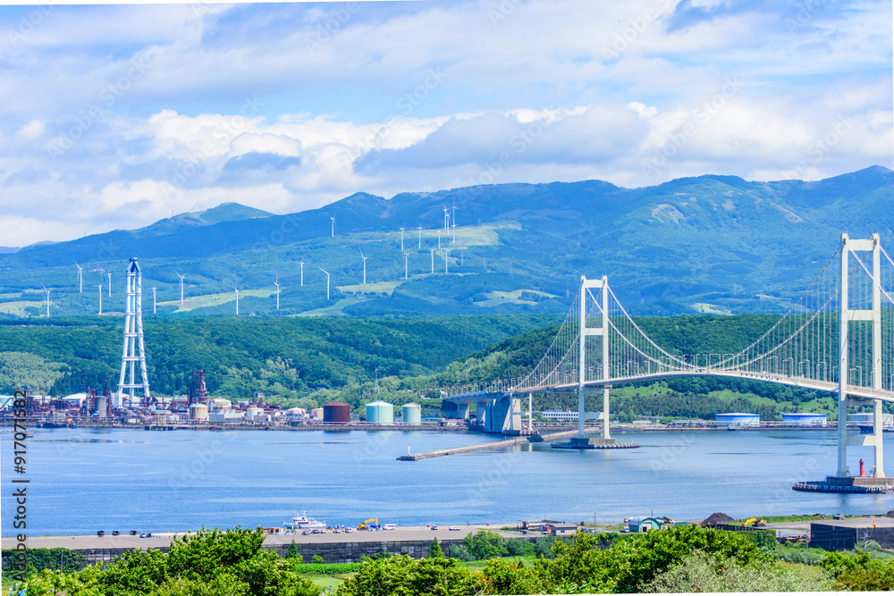 Obraz premium 北海道 室蘭の港