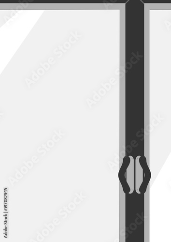 upvc door windows illustration