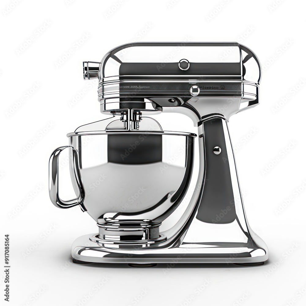 Silver Stand Mixer Kitchen Appliance.