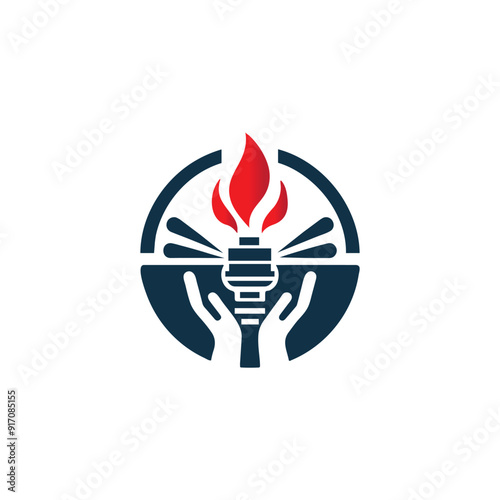 water sprinkler logo design, fire sprinkler logo design fire extinguisher, fire protection logo vector