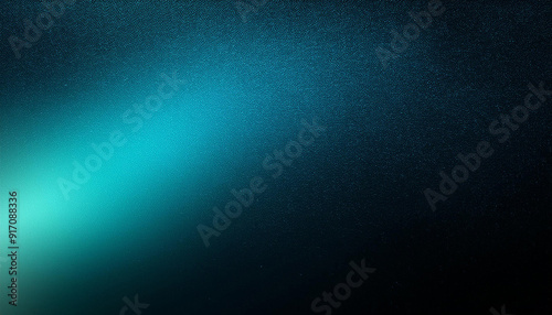 Wallpaper Mural Vibrant Gradient. Abstract Background with Smooth Transition from Deep Blue to Aqua Green, Featuring Subtle Textured Pixelation. Modern Dynamic Design Aesthetic Torontodigital.ca