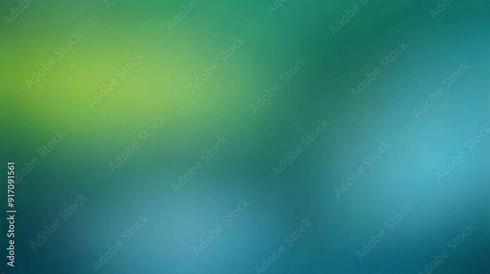 Abstract green and blue blurred gradient background with light Abstract green and blue blurred gradient background with light