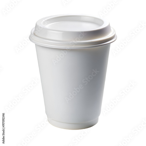 Wallpaper Mural Empty blank paper coffee cup Torontodigital.ca