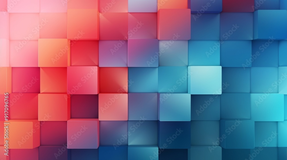 geometric background design with colorful cubes geometric background design with colorful cubes