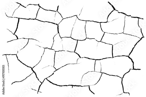 Cracks transparent background PNG macro