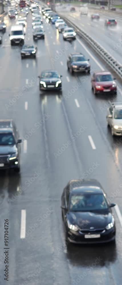 traffic on the highway traffic on the highway