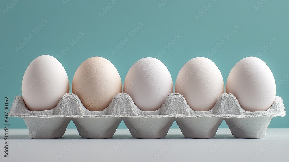 Fresh eggs on the table