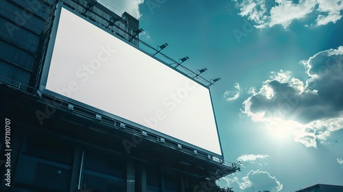 Blank Mockup Sports Arena Billboard Display Your. Generative Ai
