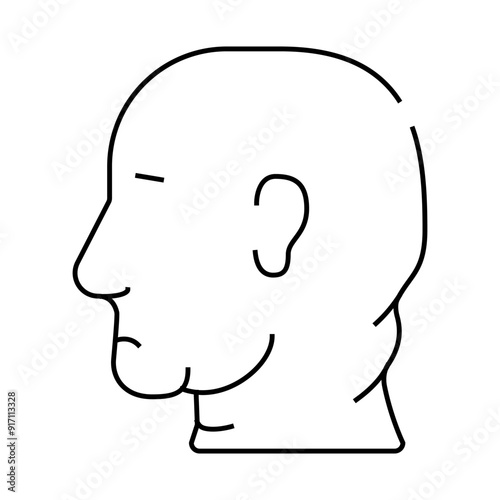 obesity problem line icon vector. obesity problem sign. isolated contour symbol black illustration