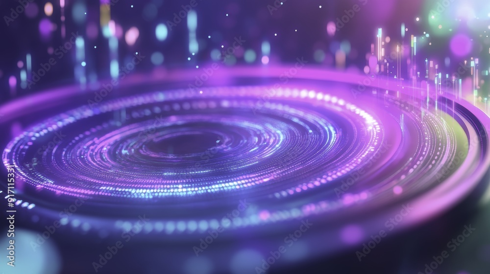 Purple and Blue Abstract Background Purple and Blue Abstract Background