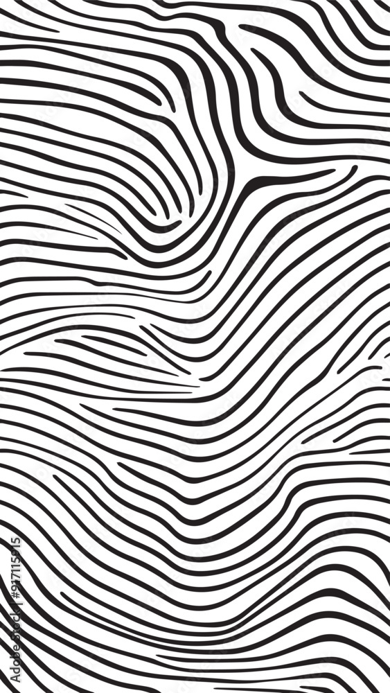 Black and White Background for vertical social media featuring wavy lines in abstract and animal print style. Modern monochrome print in a seamless pattern design, create a repetitive pattern. Black and White Background for vertical social media featuring wavy lines in abstract and animal print style. Modern monochrome print in a seamless pattern design, create a repetitive pattern.