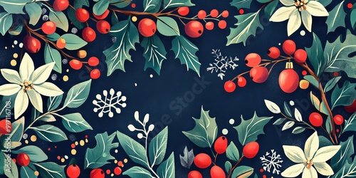 Winter Wonderland Floral Fr...