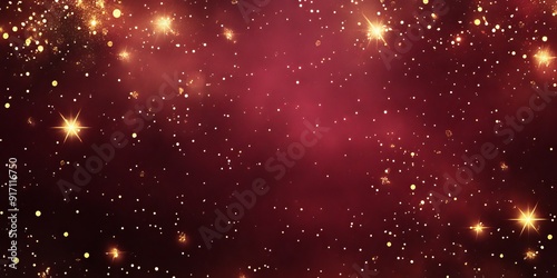 Cosmic Crimson Sparkle