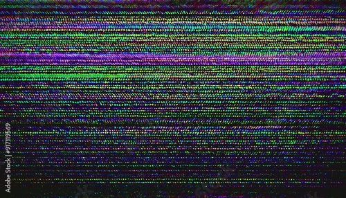 ノイズのかかったTVモニター画面背景_01