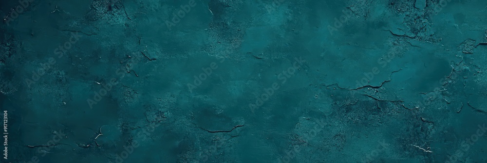 Obraz premium Teal Concrete Wall Texture background
