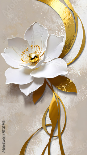  Elegant Bloom - Contemporary Floral Art