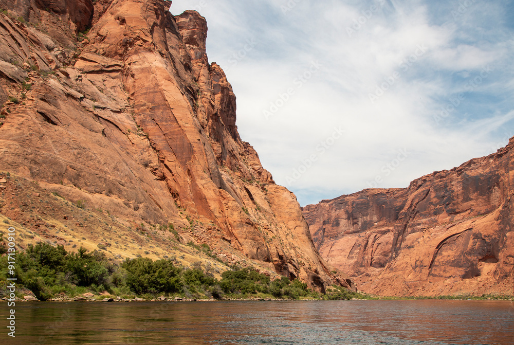 Scenic Landscape of Glen Canyon on the Colorado River in Arizona Scenic Landscape of Glen Canyon on the Colorado River in Arizona
