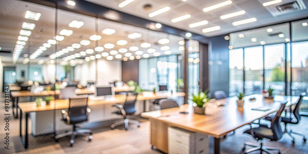 Abstract blurred office interior room. blurry working space with defocused effect. use for background or backdrop in business concept Abstract blurred office interior room. blurry working space with defocused effect. use for background or backdrop in business concept