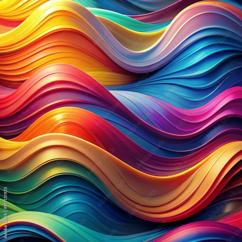 Abstract Colorful Waves, 3D Render, Smooth, Gradient, Curved Lines, abstract, 3d Abstract Colorful Waves, 3D Render, Smooth, Gradient, Curved Lines, abstract, 3d