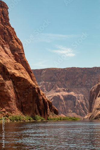 Scenic Landscape of Glen Canyon on the Colorado River in Arizona