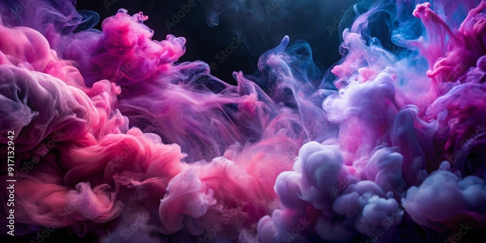 Abstract Swirling Pink and Blue Ink Clouds, Liquid, Ink, Color, Abstract Abstract Swirling Pink and Blue Ink Clouds, Liquid, Ink, Color, Abstract