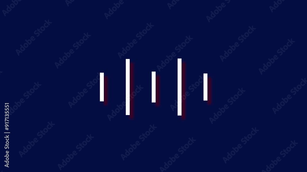 Music line animated background. Music line animated background.