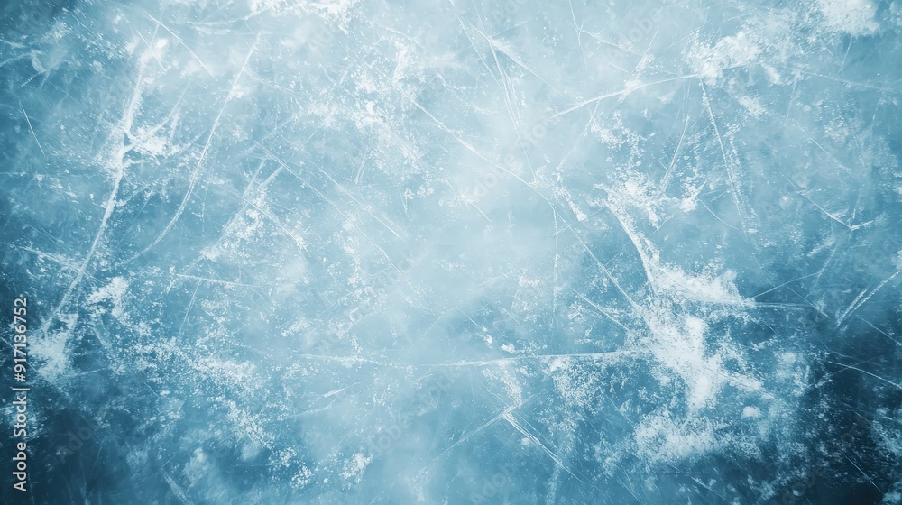 Obraz premium Frozen Texture: Abstract Blue Ice