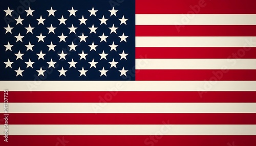 Flag of United States of America photo