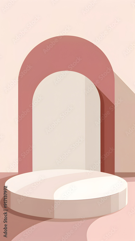 Minimal flat color background illustration Minimal flat color background illustration