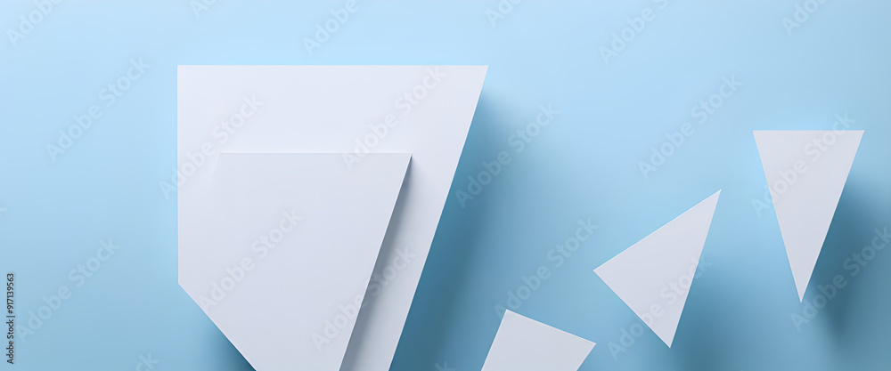 illustrazione con elementi geometrici a tema astratto surreale