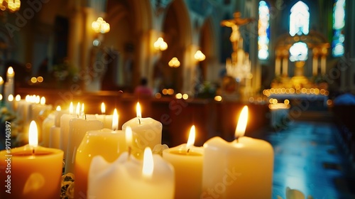 Candles in a Church