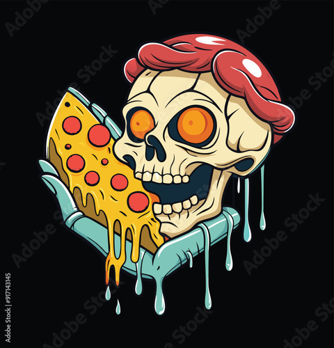 Stylish T-Shirt design with Colorful element